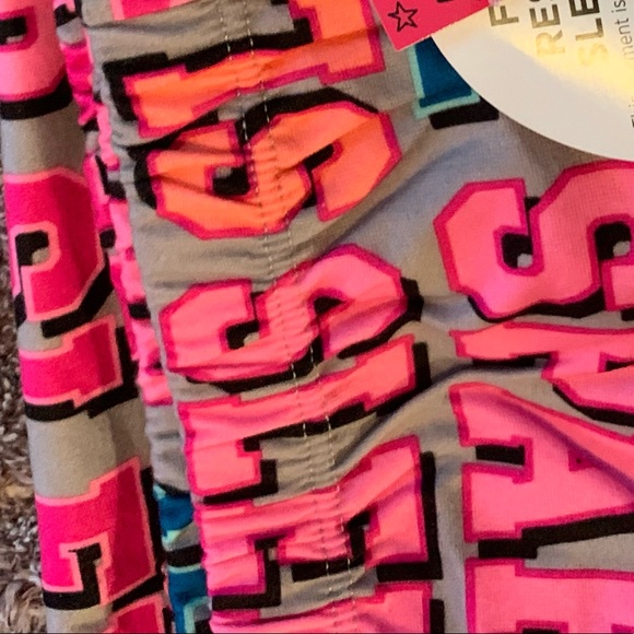 New Total girl flame resistant lol sparkle sleep pants - Picture 5 of 9